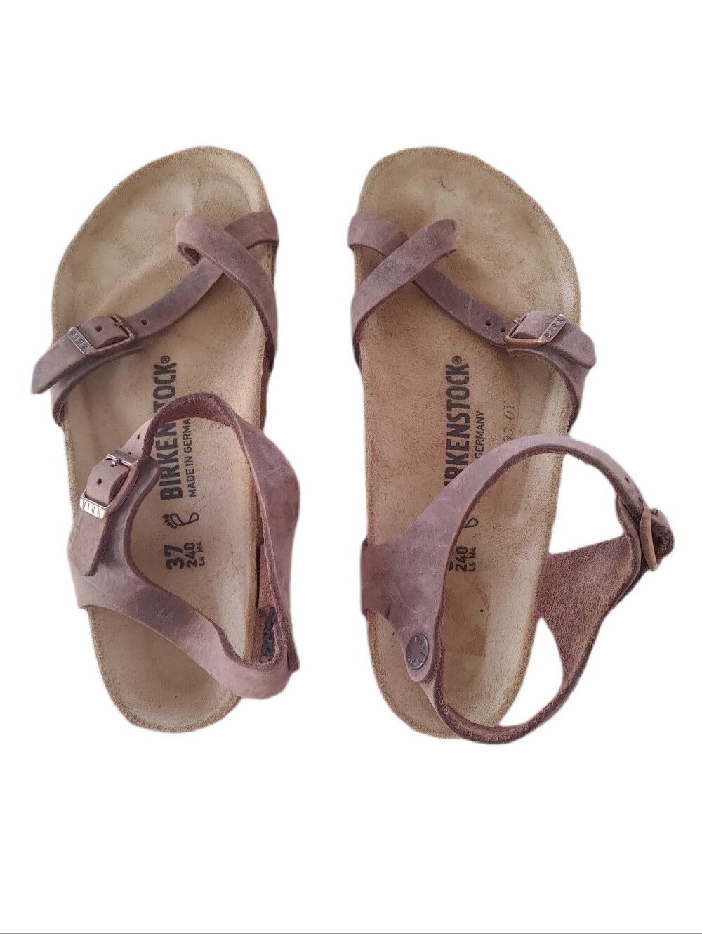 Birkenstock Women’s Taormina Sandal Habana Oiled Leather - Picture 2 of 9